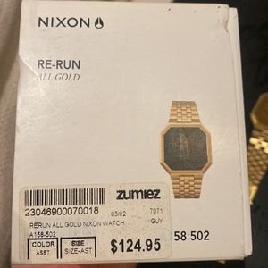 Re-run All Gold Nixon watch